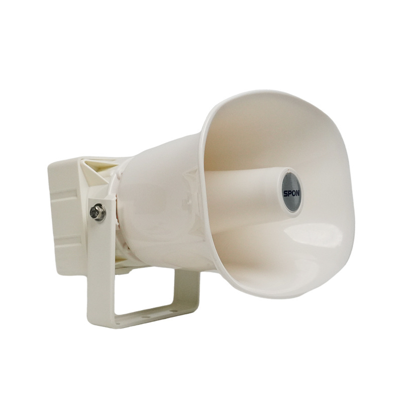 Aluminium 20W IP 65 outdoor weatherproof Loud horn speaker built in microphone  for pa system communication horn speaker