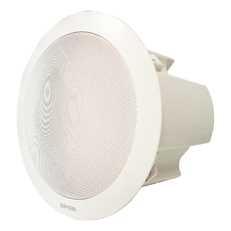 Talkback IP SIP PoE Ceiling Speaker for IP PA System With Alarm Input and Output