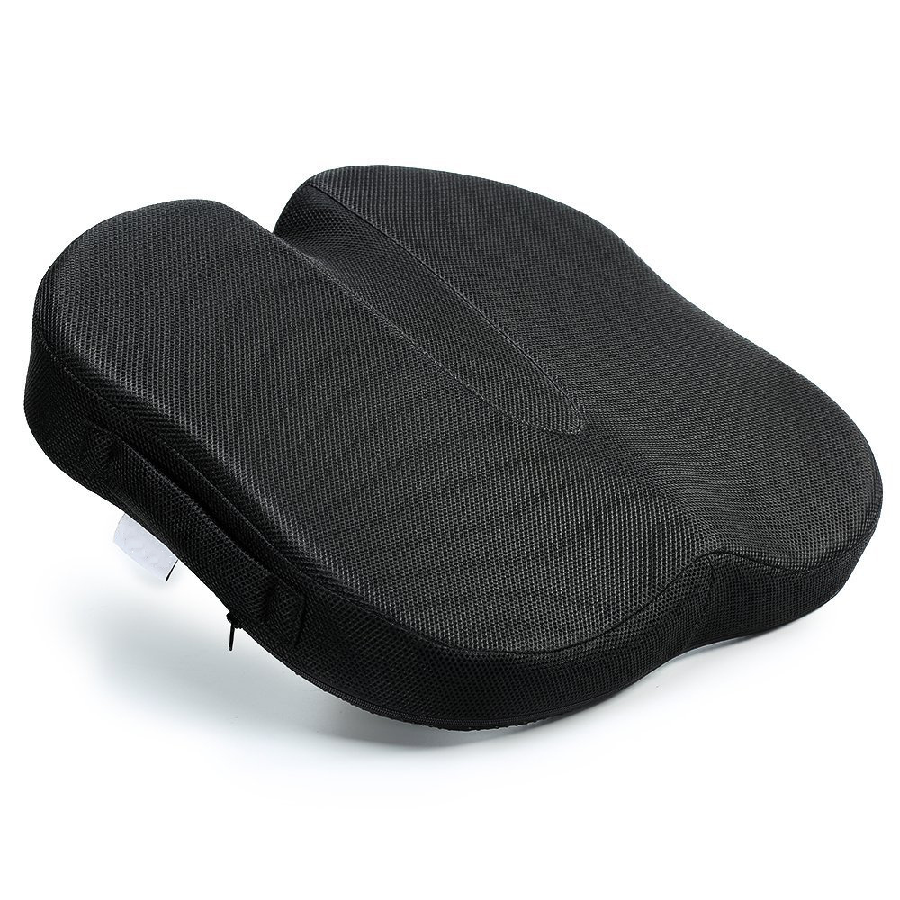 Coccyx Orthopedic Gel-Enhanced Comfort Foam Gel Memory Foam Zero Gravity Adult Car Chair Seat Cushion