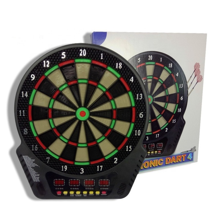 Professional LED Display Dart Game Machine Electronic Dartboard with 6 Darts