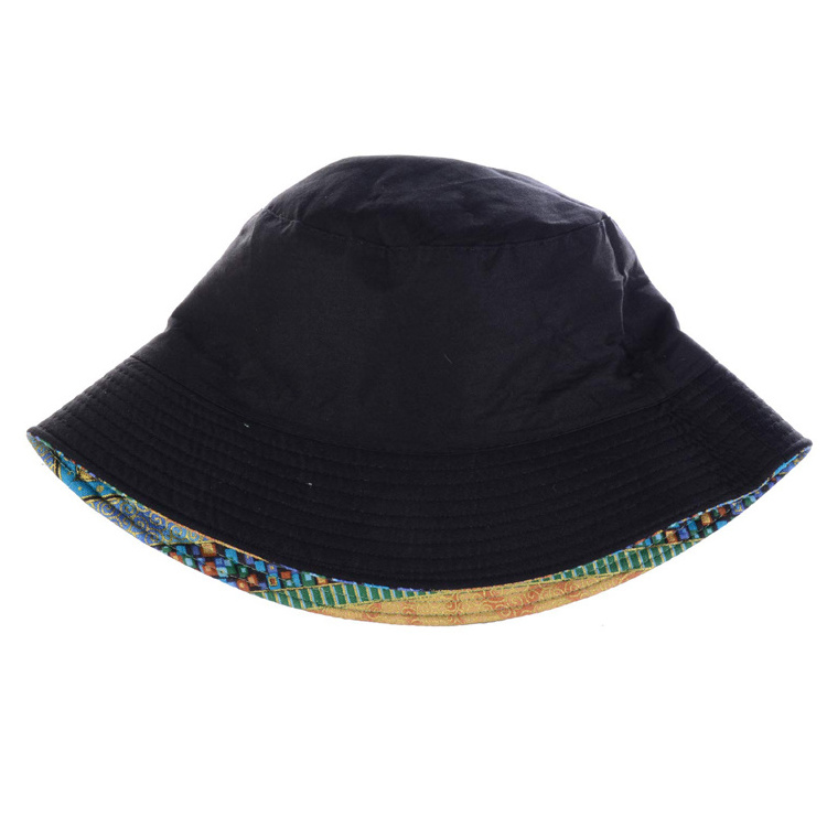 OEM Custom Printed Reversible Travel Fisherman Hat Cotton Casual Unisex Sublimation Bucket Hat