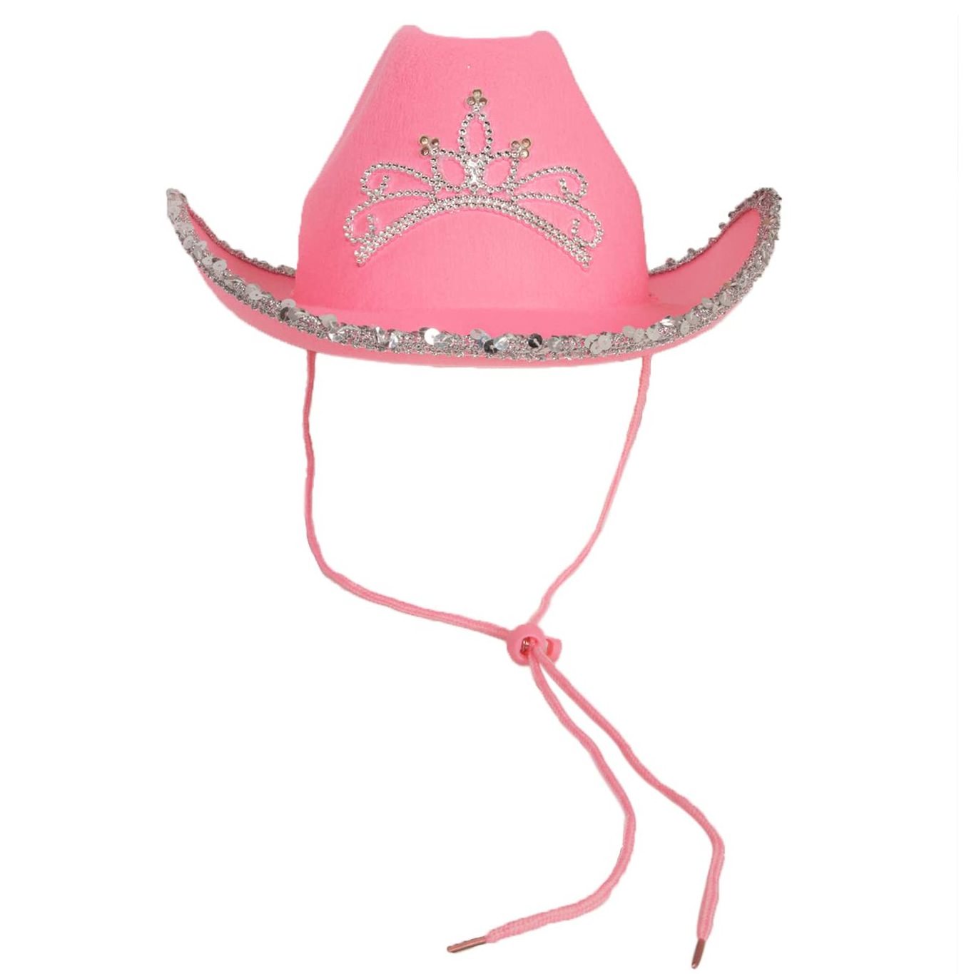 Wholesale Western Style Rhinestone Blinking Cowgirl Hats Women pink Cowboy Hats