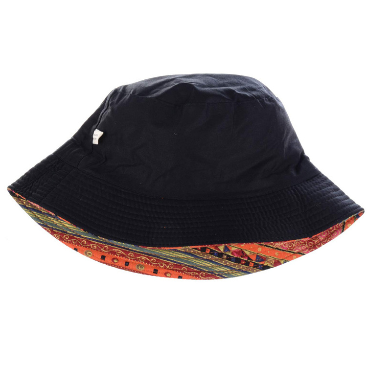 OEM Custom Printed Reversible Travel Fisherman Hat Cotton Casual Unisex Sublimation Bucket Hat