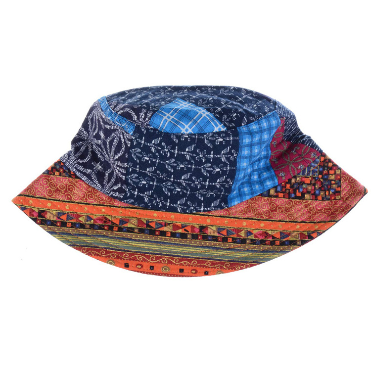 OEM Custom Printed Reversible Travel Fisherman Hat Cotton Casual Unisex Sublimation Bucket Hat