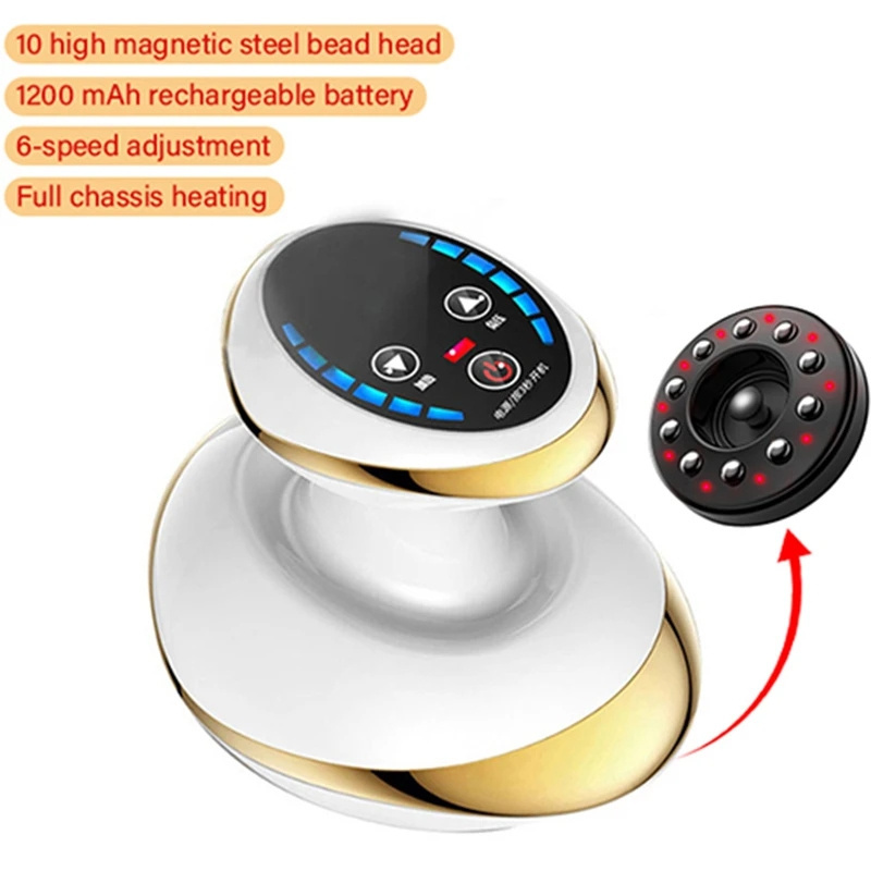 IR Heating Fat Burner Slimming Massage Machine Back Gua Sha Electric Vacuum Cupping Massager