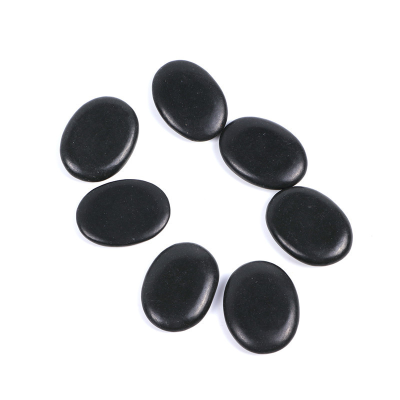 factory Energetic Smooth Nature-inspired Glossy Comforting hot Basalt massage stone