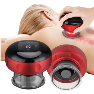 Portable heating acupuncture Guasha scraping electric smart vacuum  cupping therapy massager machine