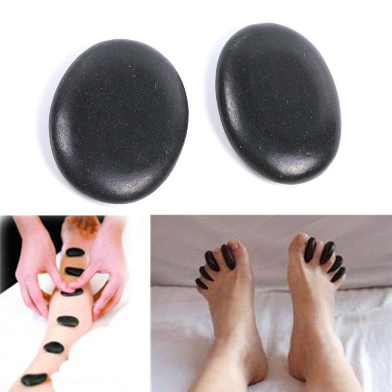 factory Energetic Smooth Nature-inspired Glossy Comforting hot Basalt massage stone