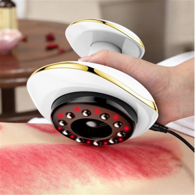 IR Heating Fat Burner Slimming Massage Machine Back Gua Sha Electric Vacuum Cupping Massager