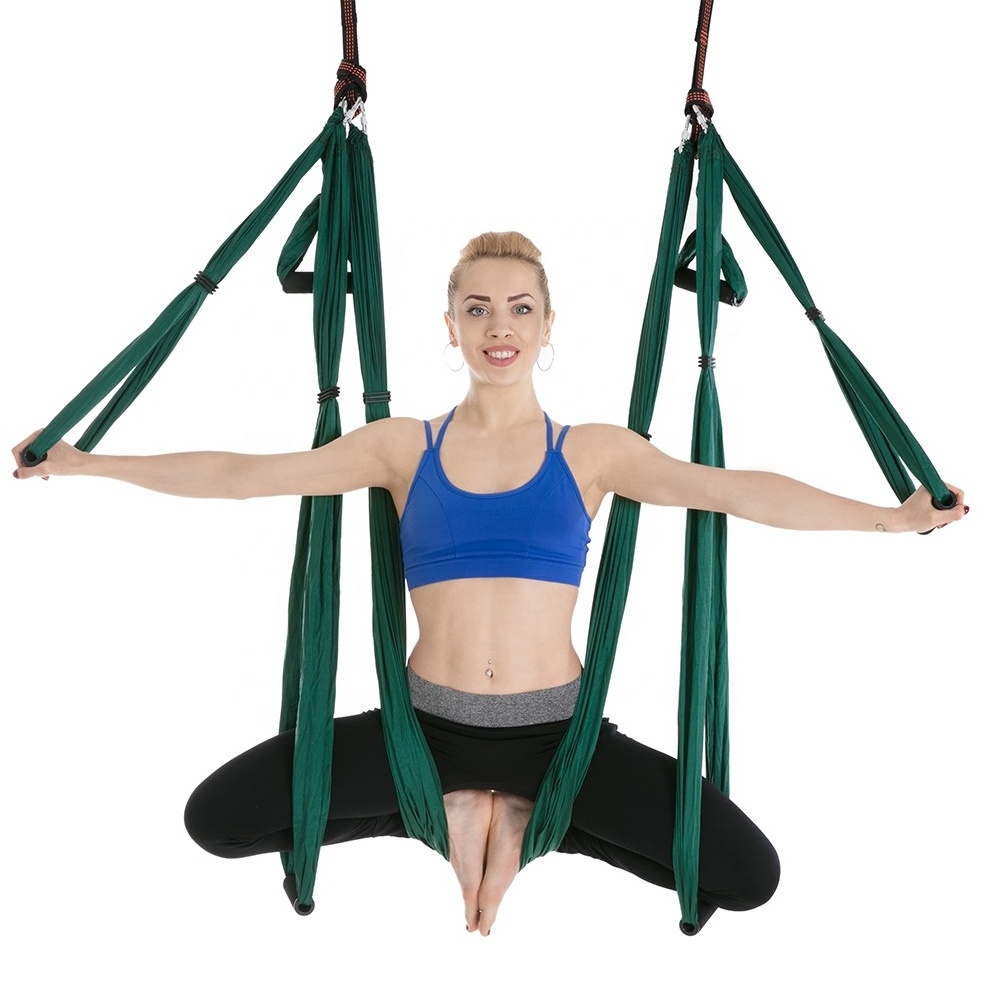 yoga Swing Set Yoga Hammock  Trapeze Sling  Antigravity Ceiling Hanging Yoga Sling Inversion Swing