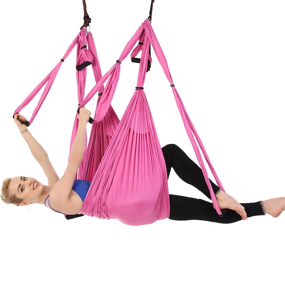 yoga Swing Set Yoga Hammock  Trapeze Sling  Antigravity Ceiling Hanging Yoga Sling Inversion Swing