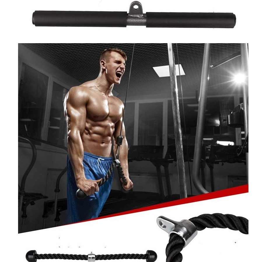 Fitness LAT Pulldown Cable Pulley System