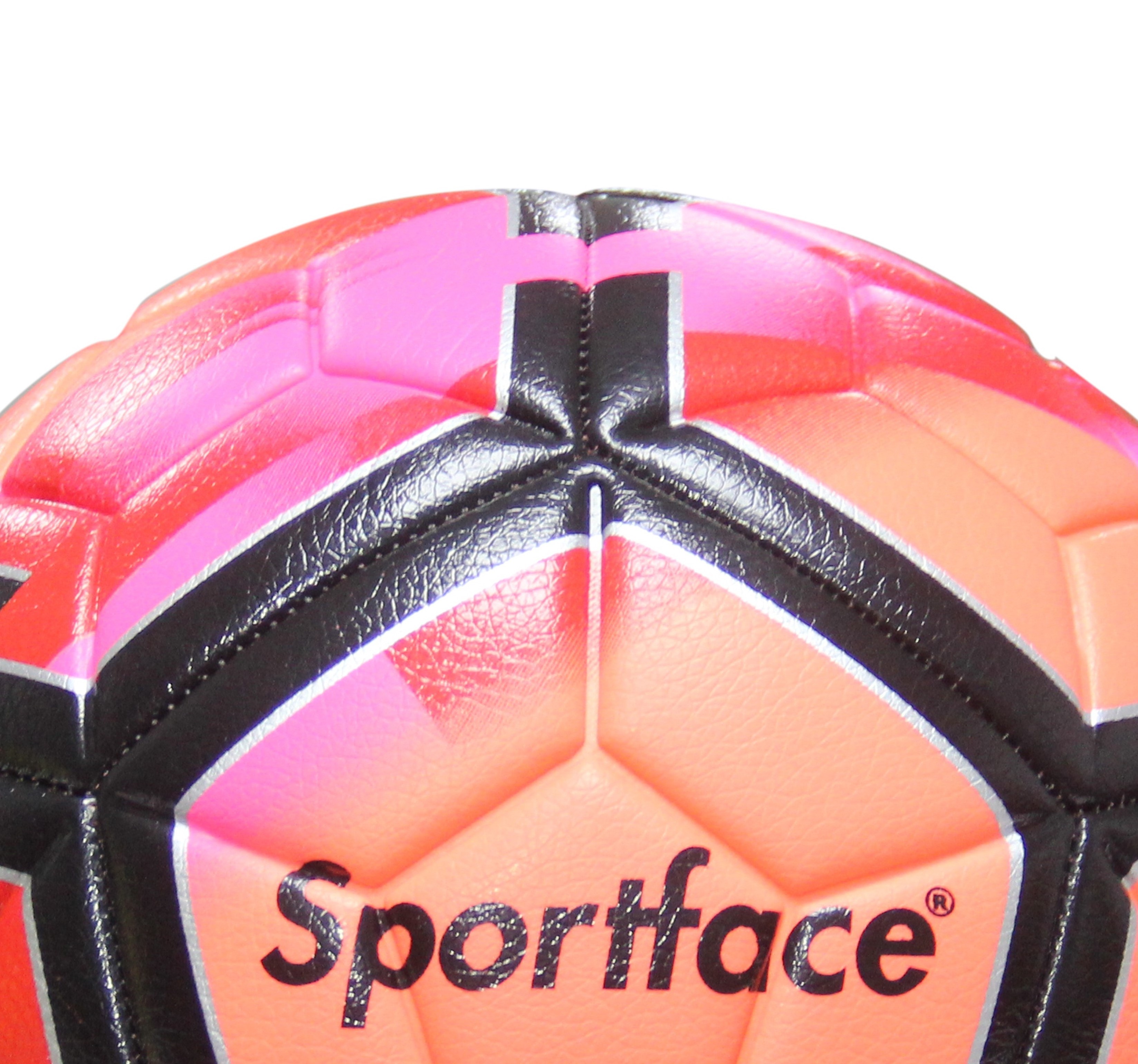 Sportface Leather Soccer Ball Machine Stitched Hybrid Soccer Ball Suitable for All Grounds Regular Size and Weight