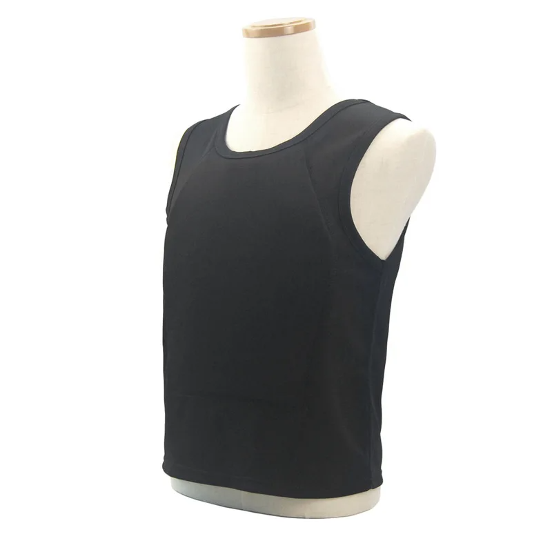 Wholesale Ultrathin T-shirt Tactical Gear Black Soft Concealed Vest Concealed Vest Protective Tactical Vest