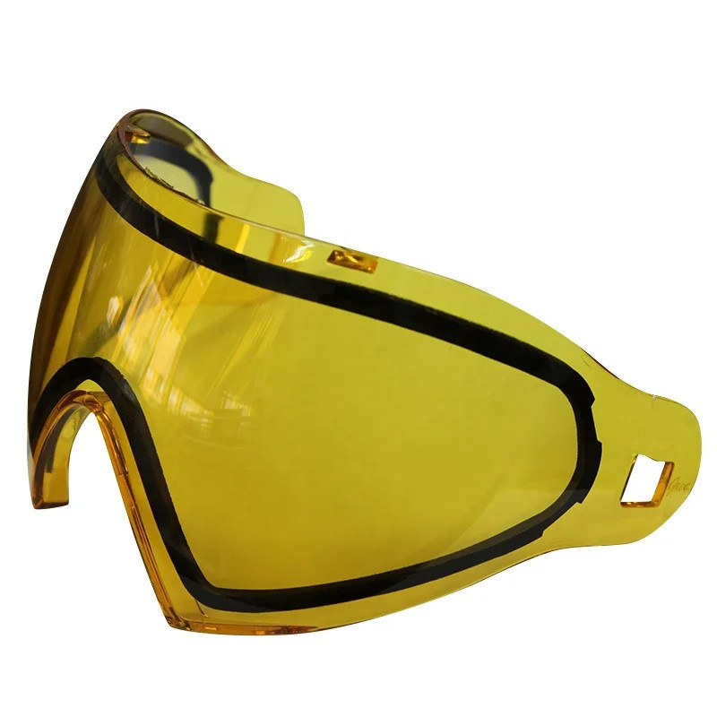 Wholesales Paintball Anti-fog double lens Available Spare Replaceable Dual Lenses for DYE I4 Mask