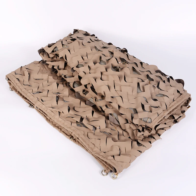 Desert  camouflage Net UV -Proof Sunshade camo netting Triple Layered Flame Retardant Camouflage Net