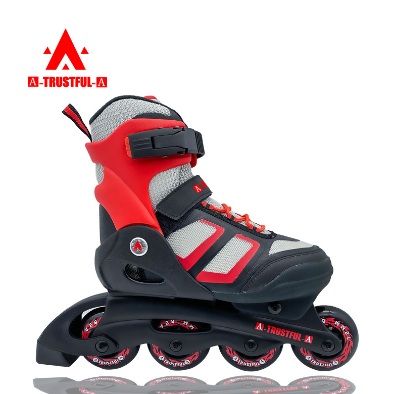 Professional Telescopic 4 wheels skates  rollerskates adjustable inline skates for kids