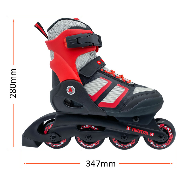 Professional Telescopic 4 wheels skates  rollerskates adjustable inline skates for kids