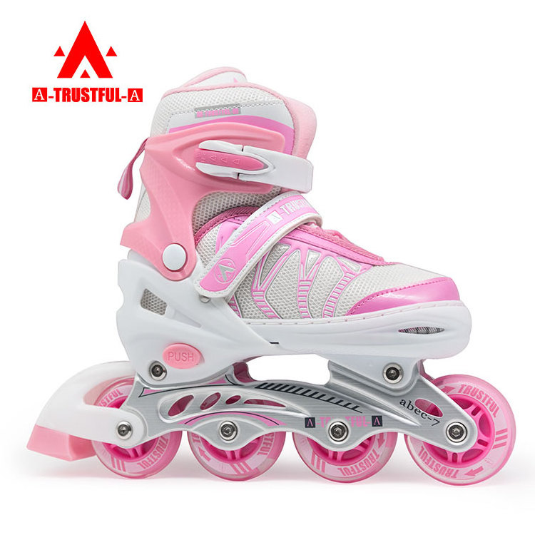 Hot Sale Popular Girls High Quality Adjustable Roller Skates Kids Outdoor Sports Inline Skates