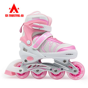 Hot Sale Popular Girls High Quality Adjustable Roller Skates Kids Outdoor Sports Inline Skates