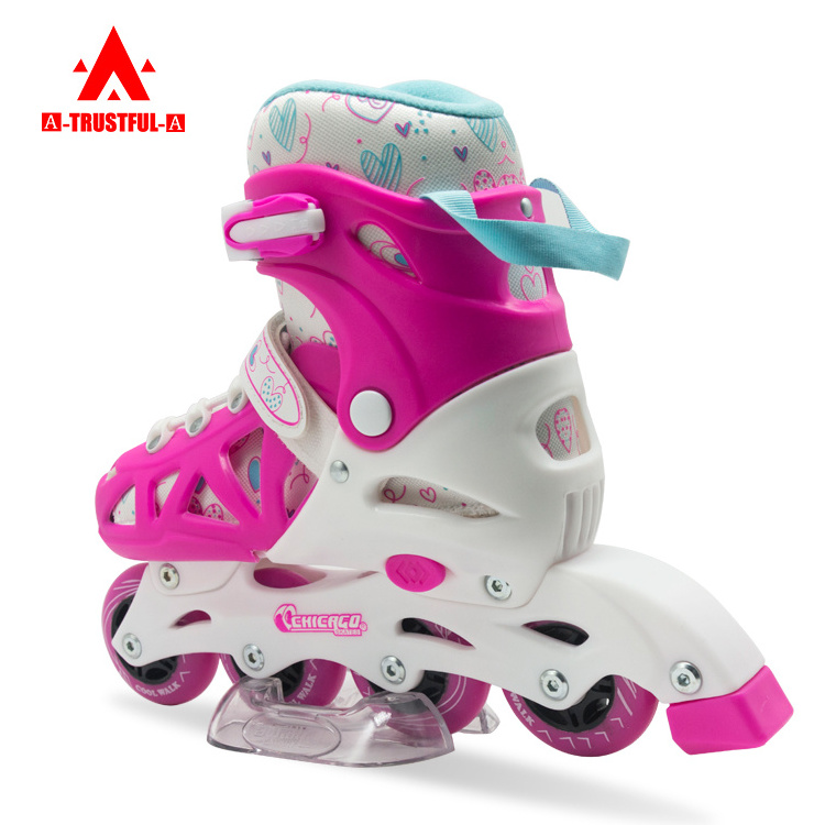 Hot sell Custom cost effective sport Adjustable inline roller skates and flashing roller skate