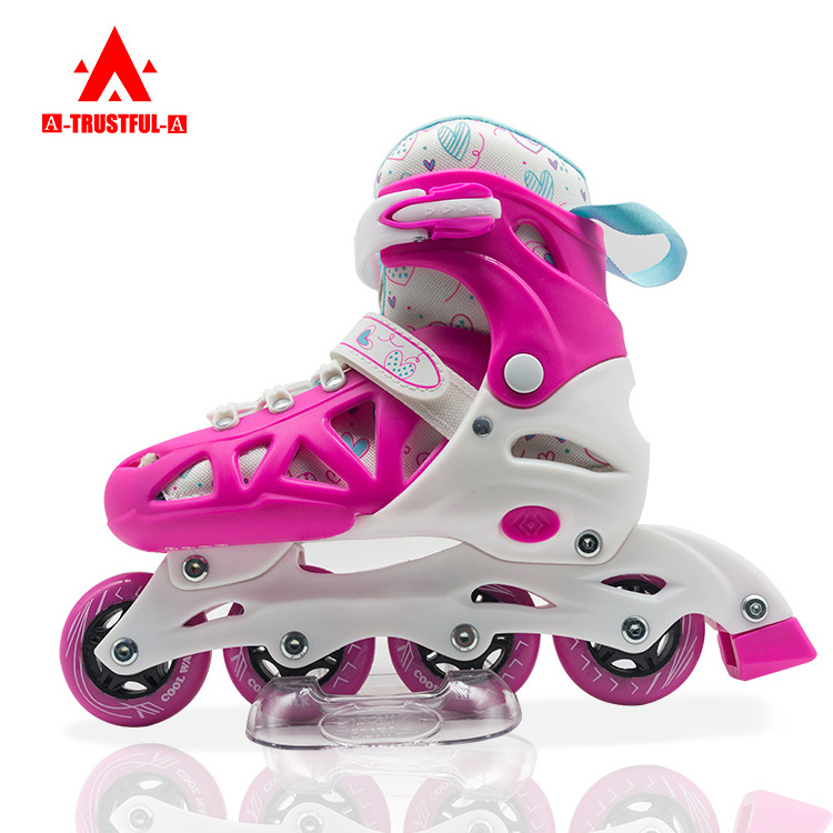 Hot sell Custom cost effective sport Adjustable inline roller skates and flashing roller skate