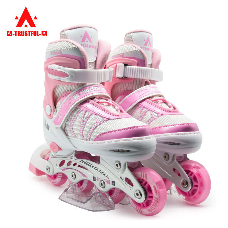 Hot Sale Popular Girls High Quality Adjustable Roller Skates Kids Outdoor Sports Inline Skates