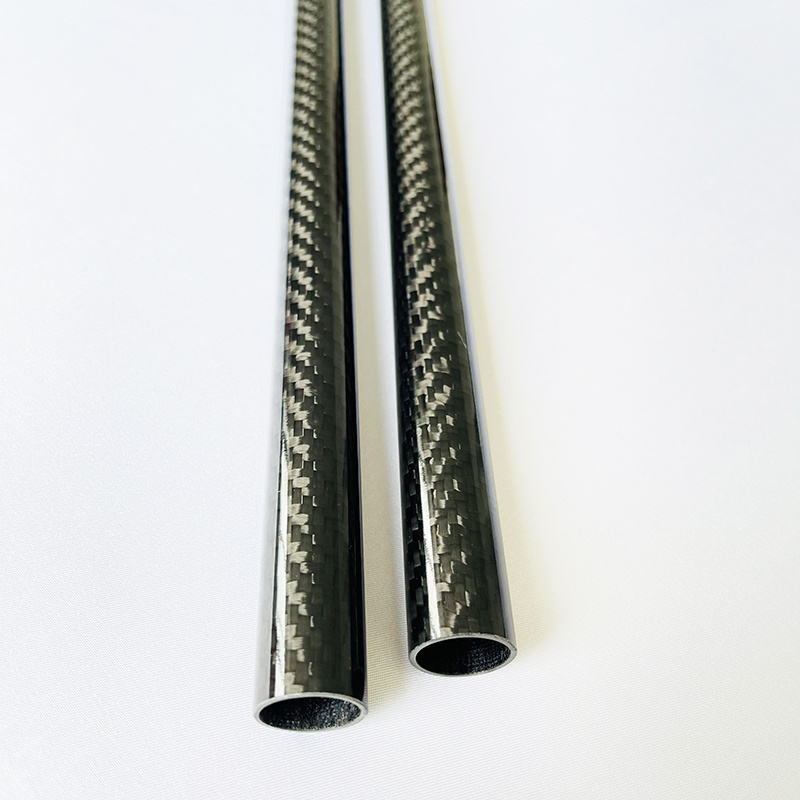 High Modulus Lightweight carbon fiber tube connector 25mm colored carbon fiber tube