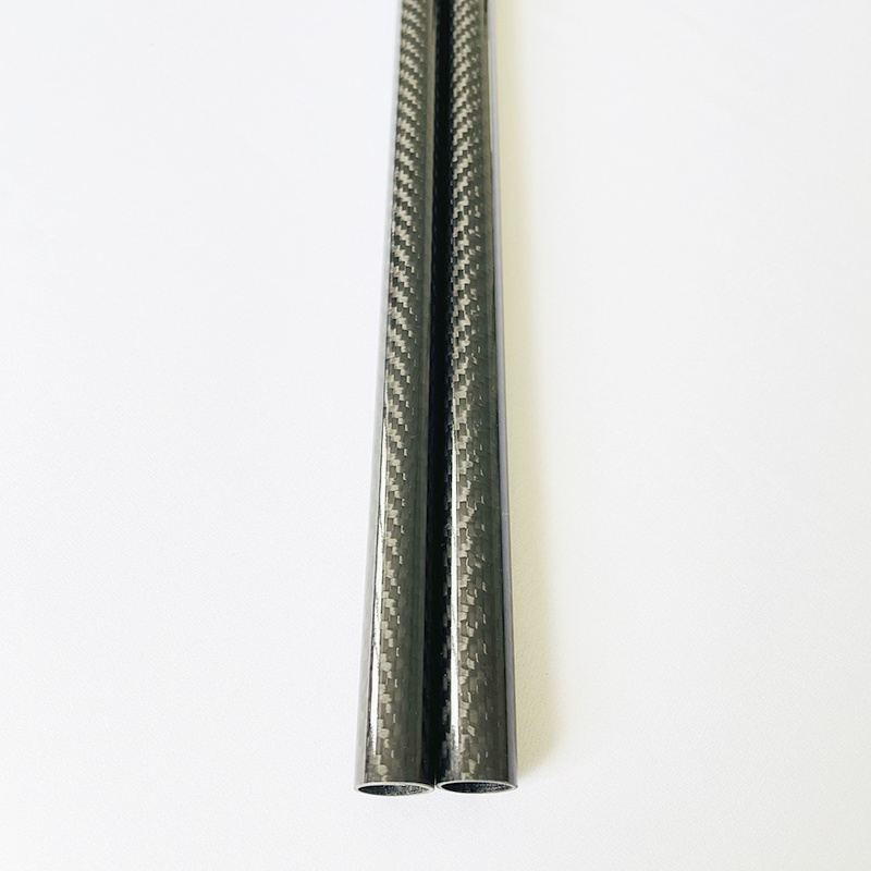 High Modulus Lightweight carbon fiber tube connector 25mm colored carbon fiber tube