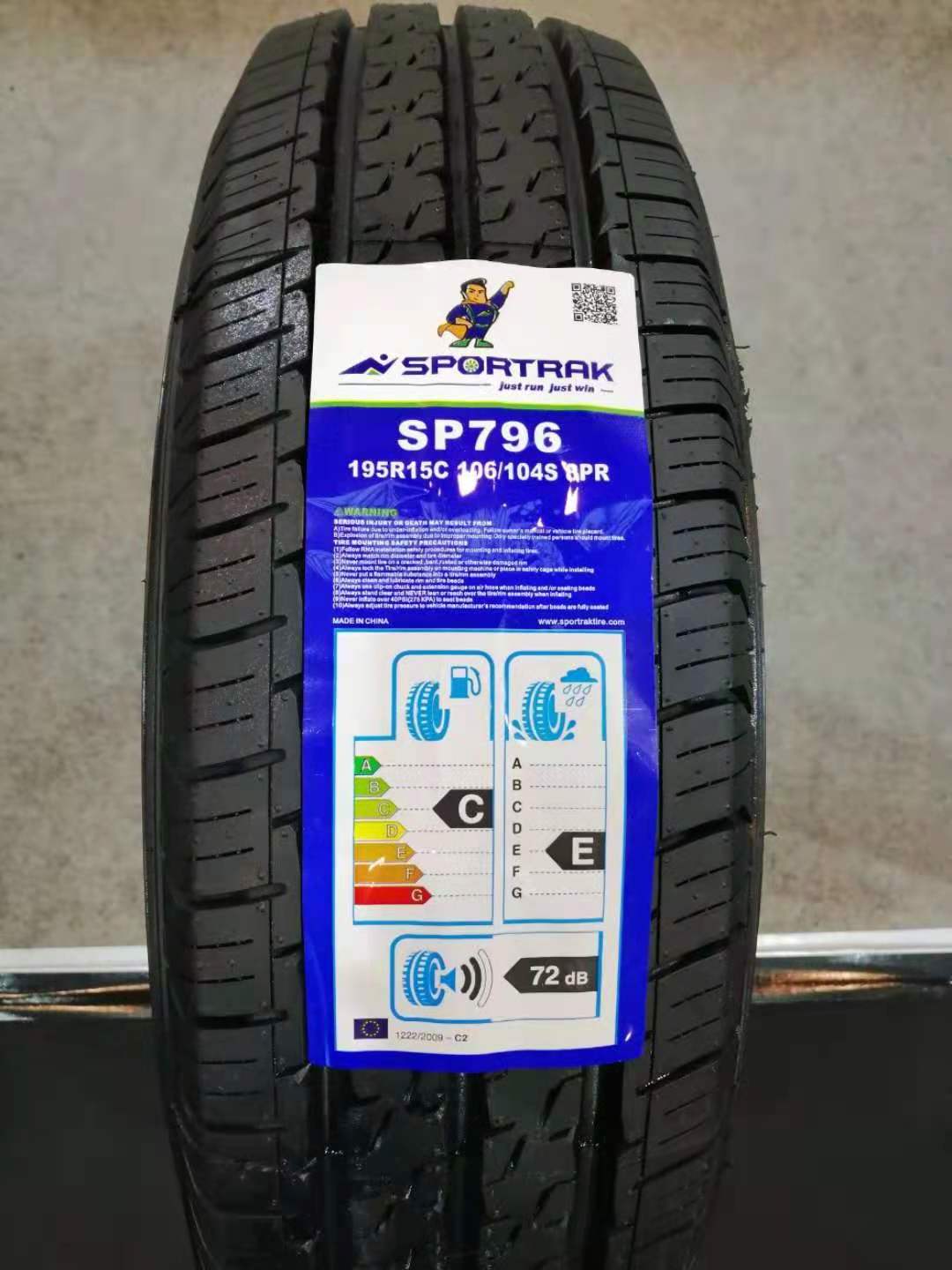 China SPORTRAK best sell 185R14C 195R14C white letter car tires 205R14C 215/75R16C tyres for vehicles