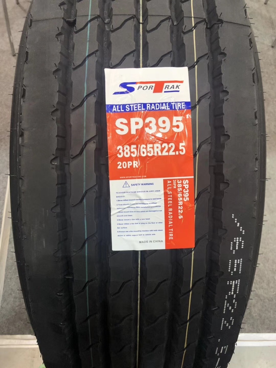 China Factory Sportrak brand Sportrack 385/65r22.5 Heavy Truck Tyre with Big Discount