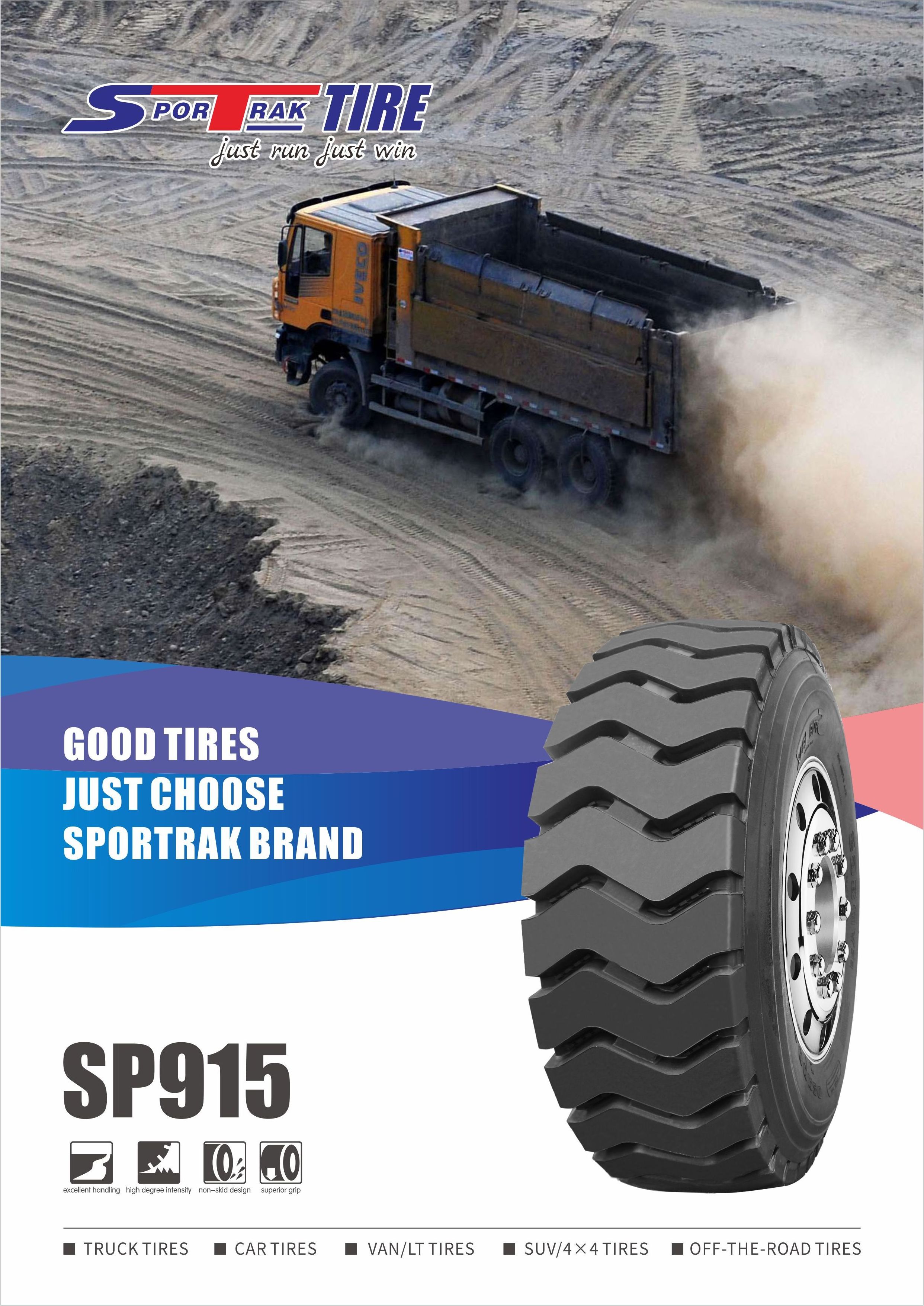 China Factory sportrak Brand High Quality Overload TBR Tires Truck Tyres