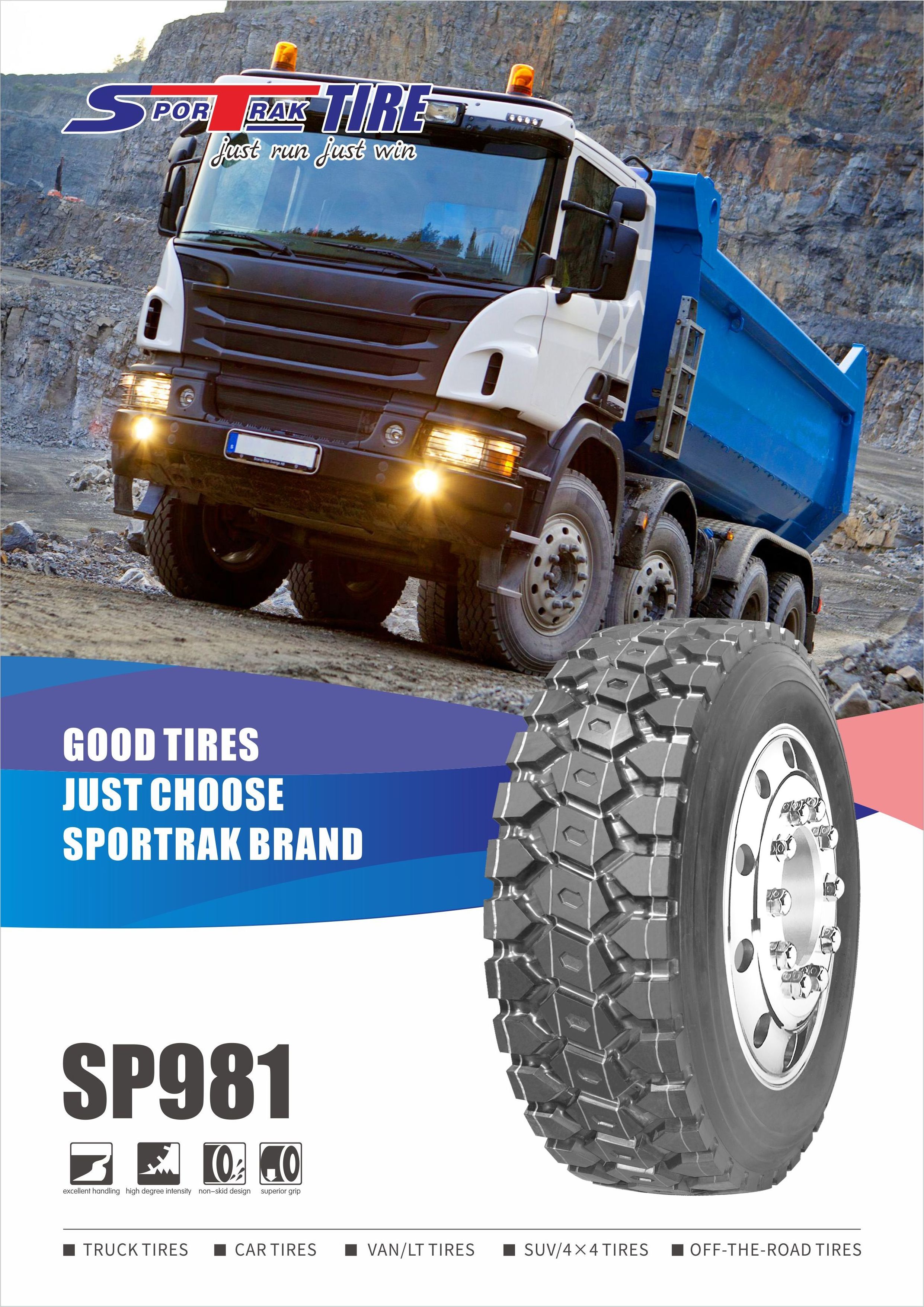 China Factory sportrak Brand High Quality Overload TBR Tires Truck Tyres