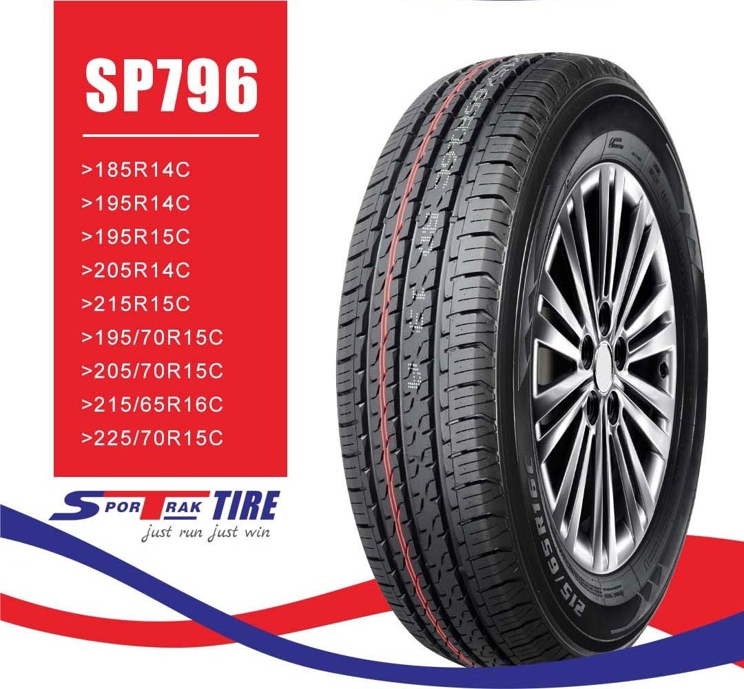 Sportrak High quality tyres for vehicles new rubber tyre commercial new 205 55R16 195r15c 205/65r16c 225/70r15c