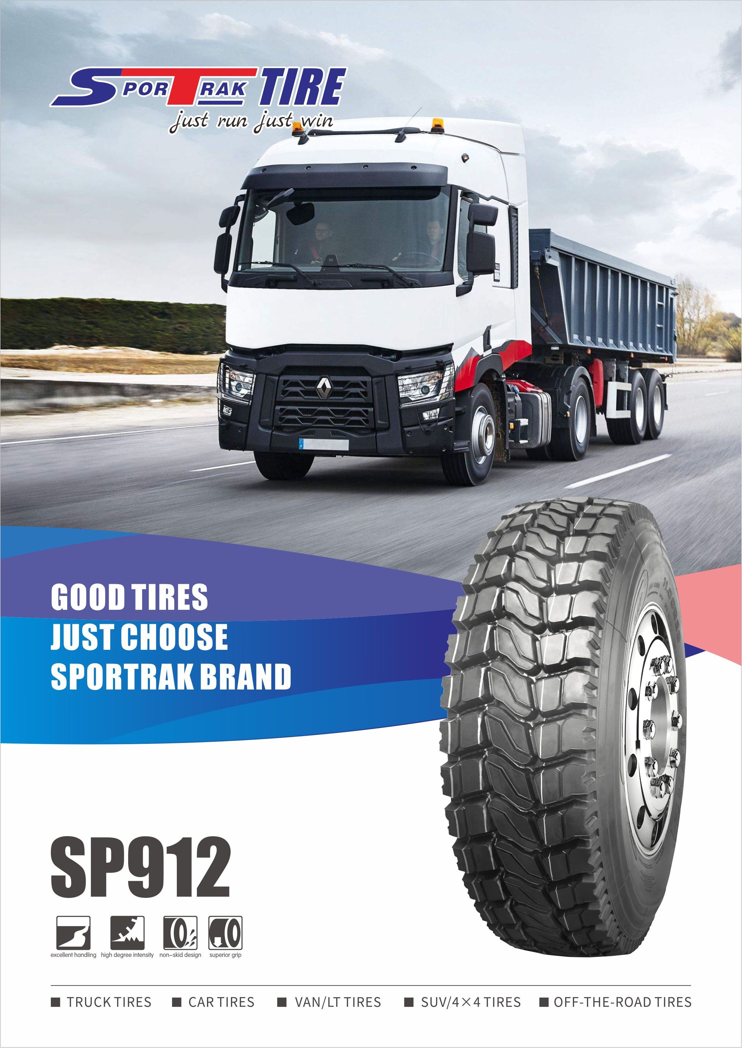 China Factory sportrak Brand High Quality Overload TBR Tires Truck Tyres