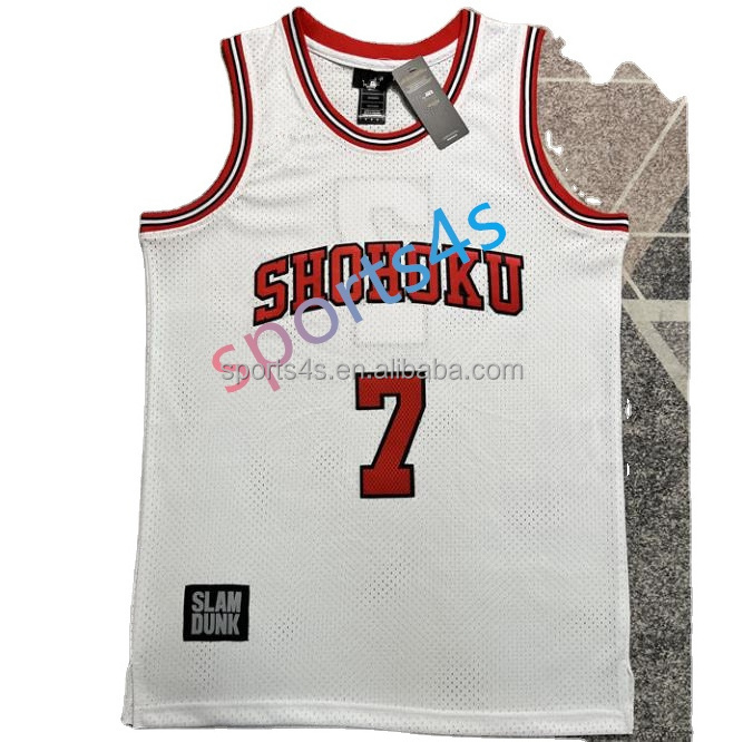 Japan Anime film cosplay actor basketball jersey RYOYA MIYAGI top mesh best quality slam dunk basketball jersey