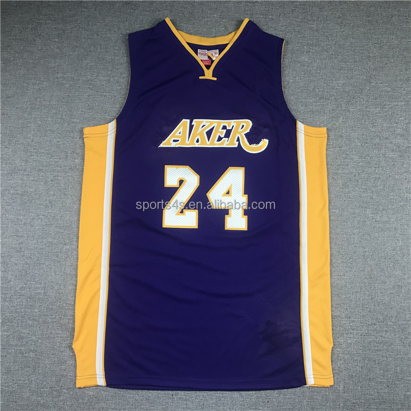 Best Price High Quality Ko-be Bryant custom basketball jersey kobes Uniforms nBaing- laker Jersey