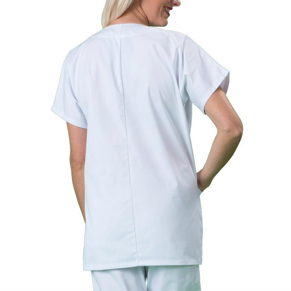 Women's Medical Scrubs Set Performance Nurse Navy Work Uniform Doctor Workwear Top and Pant Gray Solid colure medical uniform