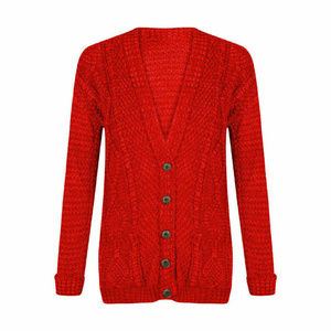 Women Ladies Knit Cardigan sweaters Quick dry Button Long Sleeves Cardigan sweaters Breathable Wholesale OEM customized