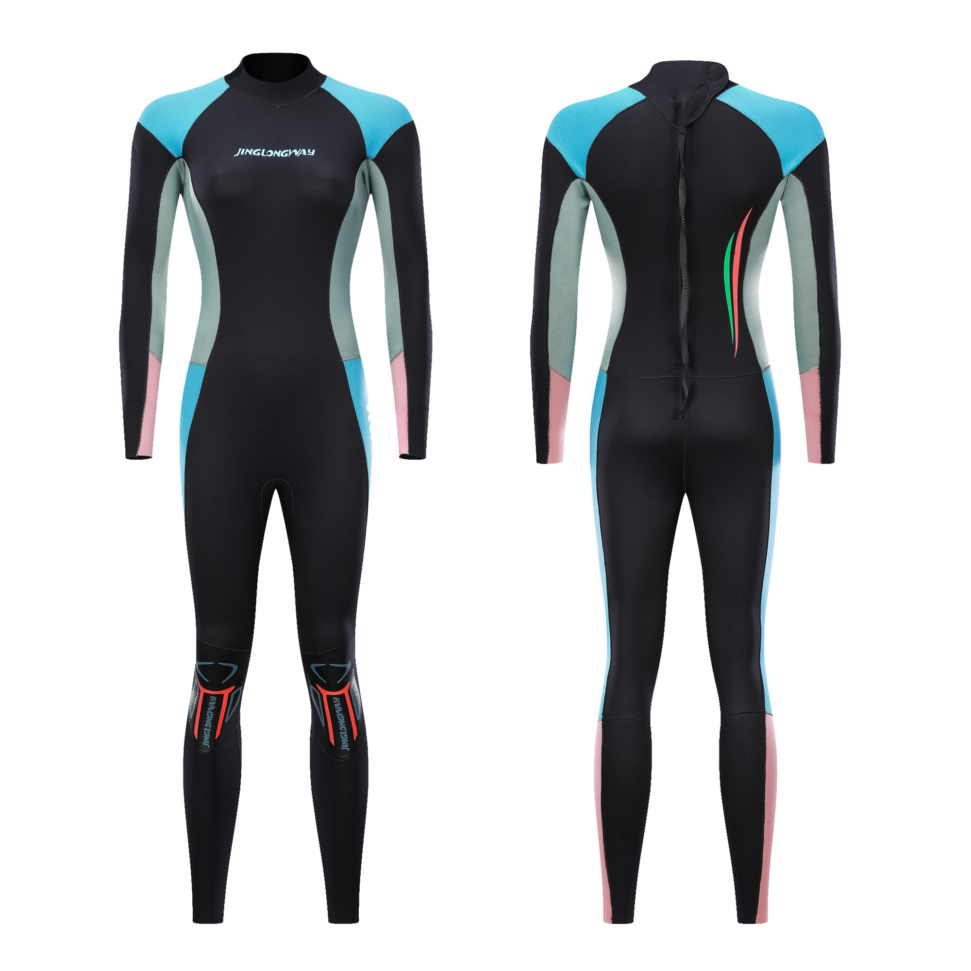 Hot Sale Tight Full Body Long Sleeve Thermal Scuba Diving Swimming Snorkeing Suits 5Mm Neoprene Surfing Wetsuit Women