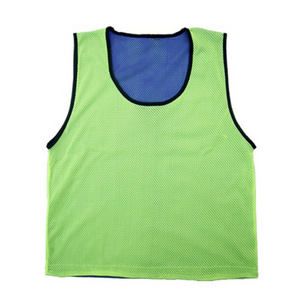 Wholesale Breathable polyester mesh fabric sports reversible training bibs vest sports pinnies jersey for kids youth adults