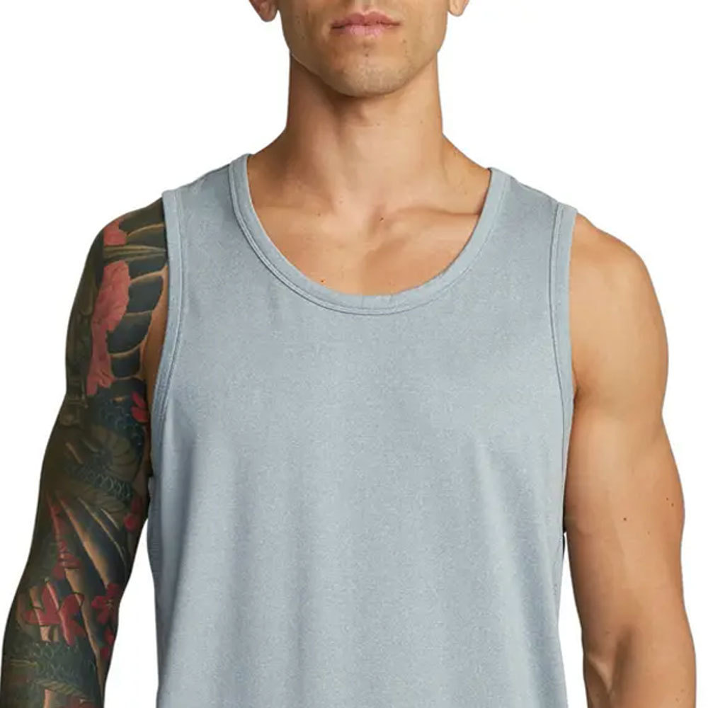 Wholesale Custom Logo Cotton Sports Running Vest Men's Tank Top Training Fitness Bodybuilding Men Sports Singlet