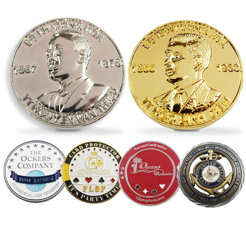 Commemorative metal coins Home Decor European style Coin collection Commemorative customized challenge coin