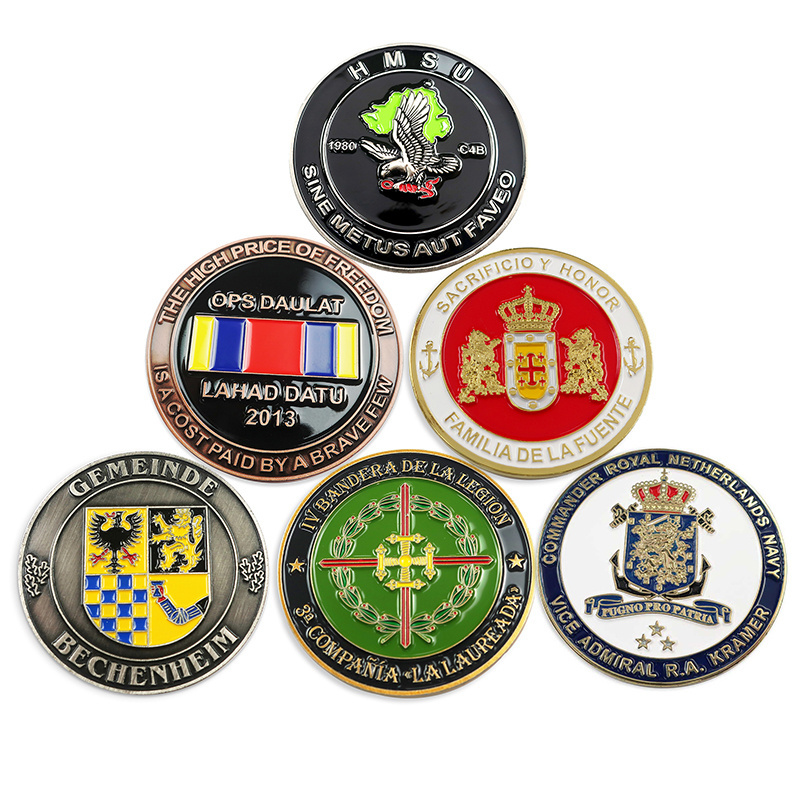 Commemorative metal coins Home Decor European style Coin collection Commemorative customized challenge coin