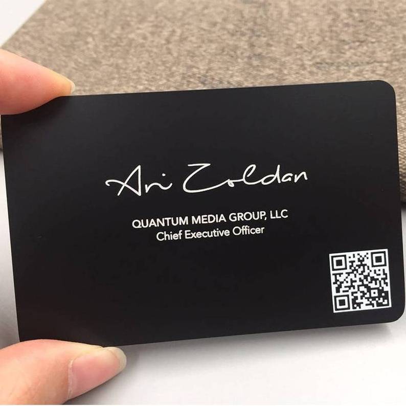 Free Sample Metal BusinessCcards With Logo Printing 215216 Smart Matte Black Blank Metal Cards Vip Business Visa Cards