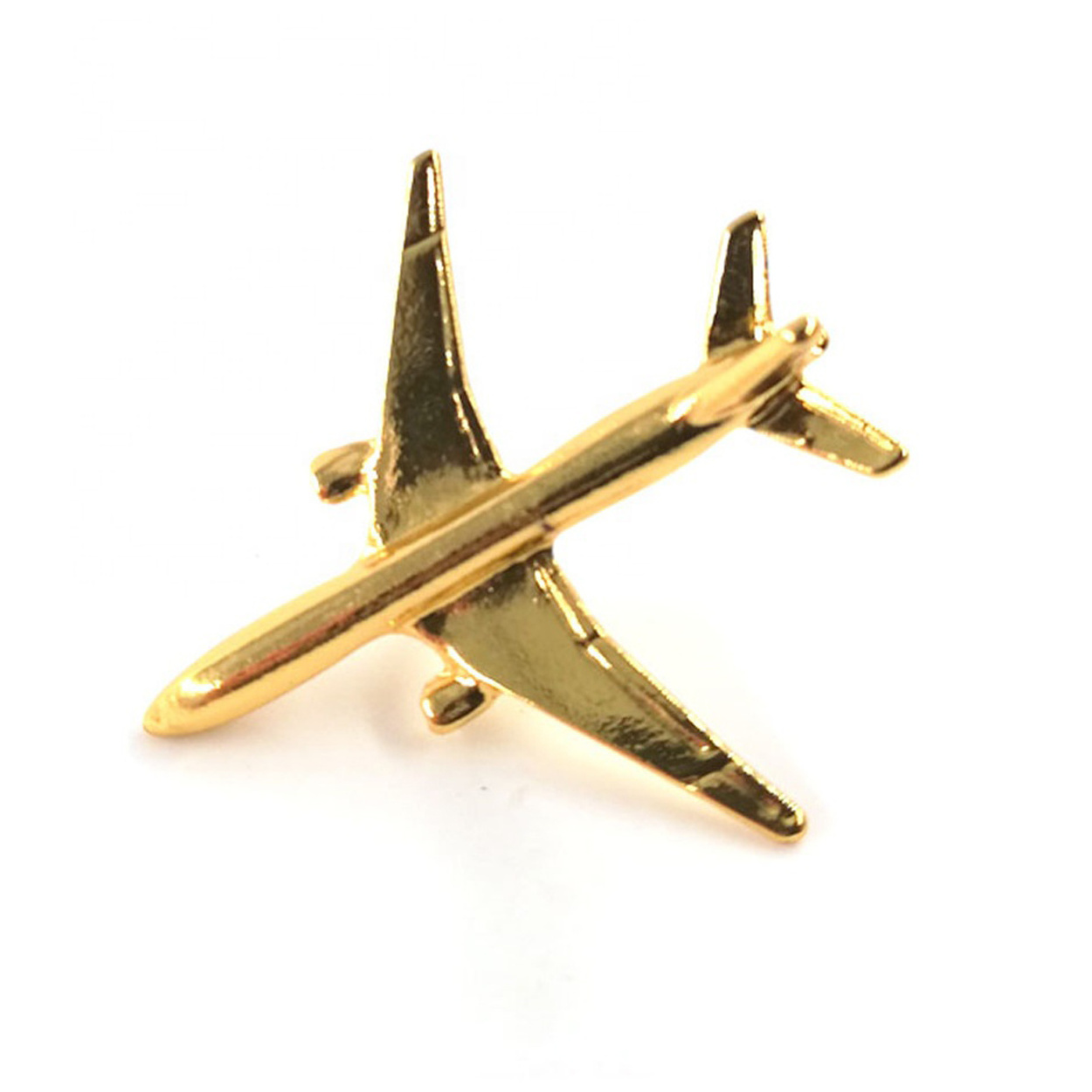 Hot Sale aviation gifts garment decoration metal enamel pin 3d badge art custom alloy metal airplane lapel pin gun