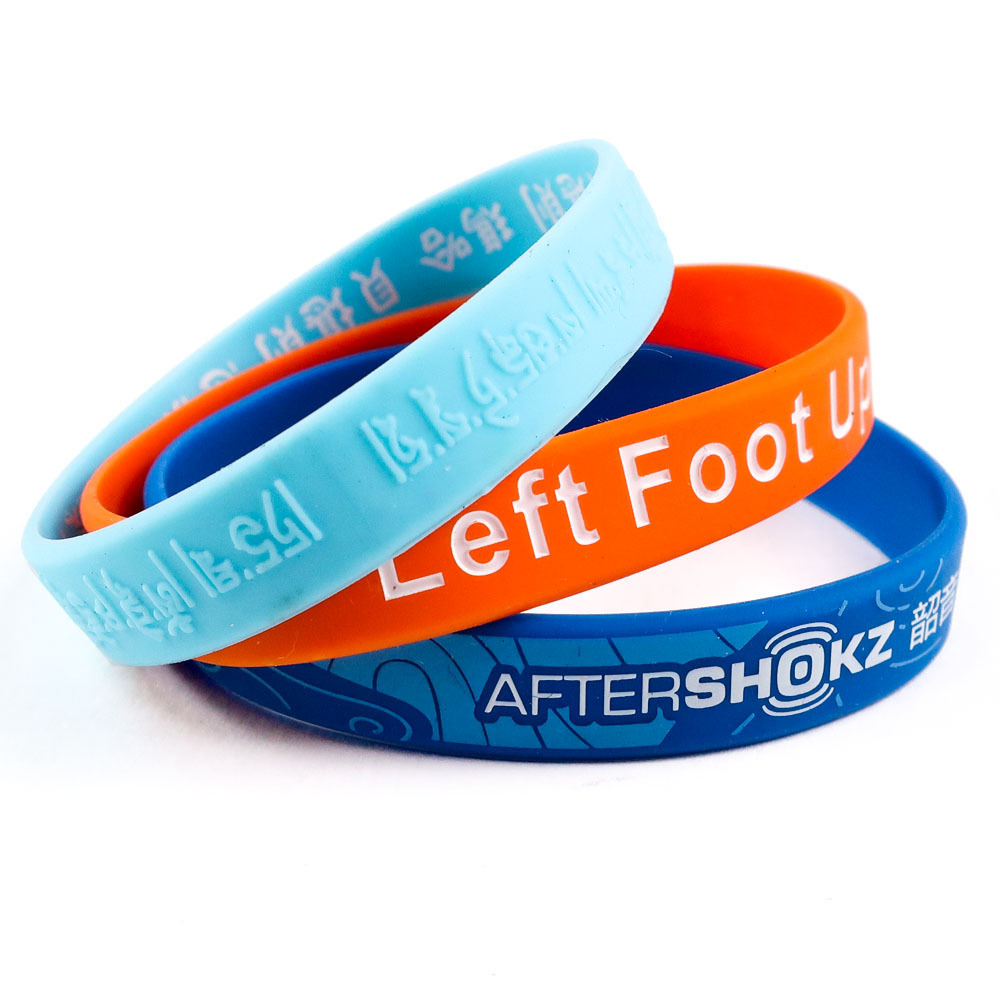 Custom sports rubber silicone bracelets men make your own rubber wristbands with message or logo personalized wrist bands