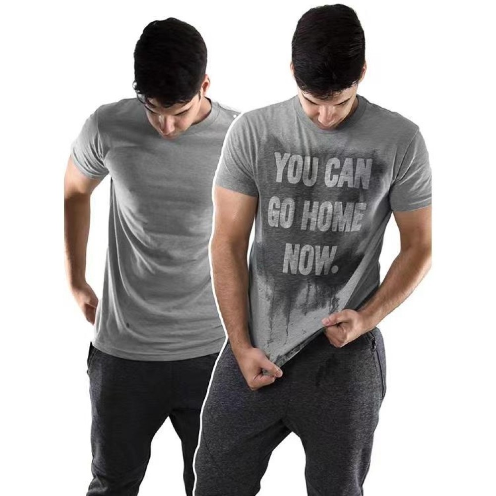 Custom Hidden Inspirational Message Funny Motivational Workout Shirt fitness t-shirt sweat activated t shirt for Men Clothing