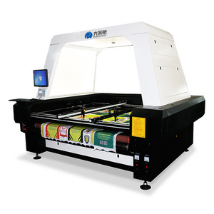 Auto feeding laser cutting machine with SCCD camera for textile printing