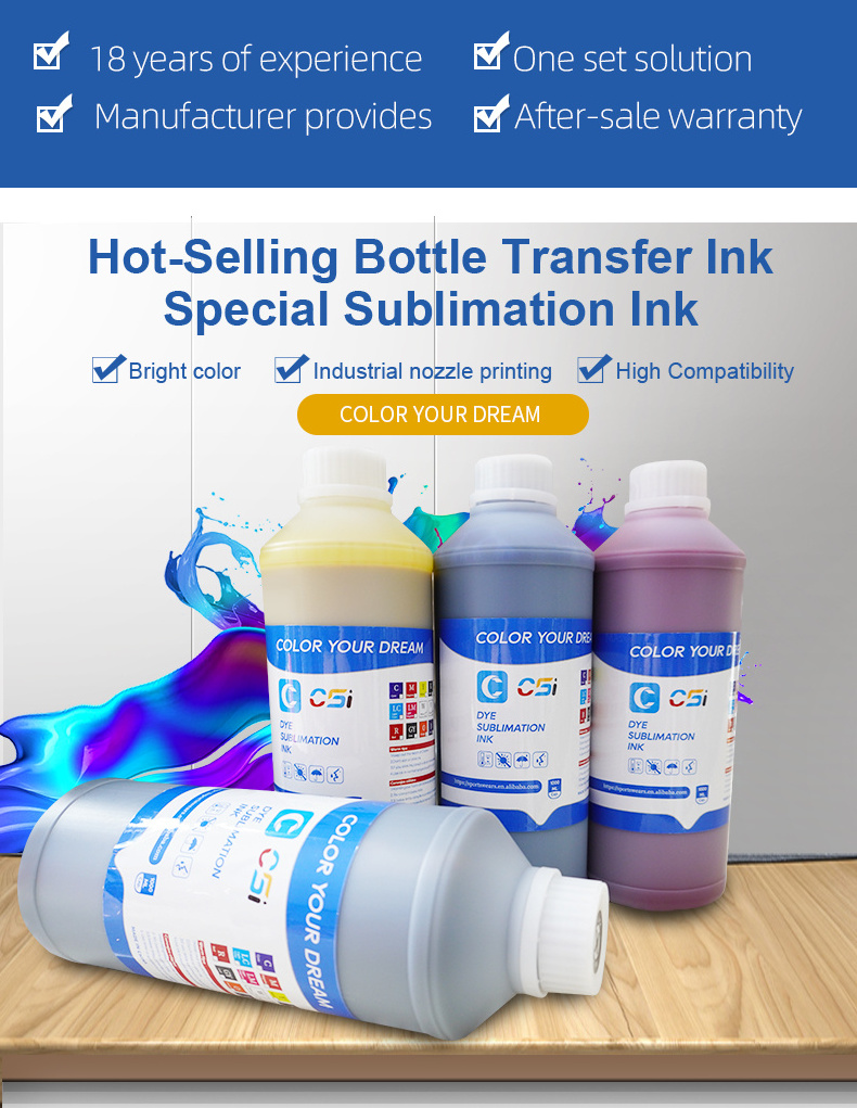 t shirt printing ink Ink For Dx5 I3200 Large Format printing sublimation transfer ink